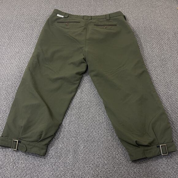Schöffel Pants Mens XL 42 Green Gore Tex Waterproof Outdoor Adjustable Cuffs - Picture 8 of 16